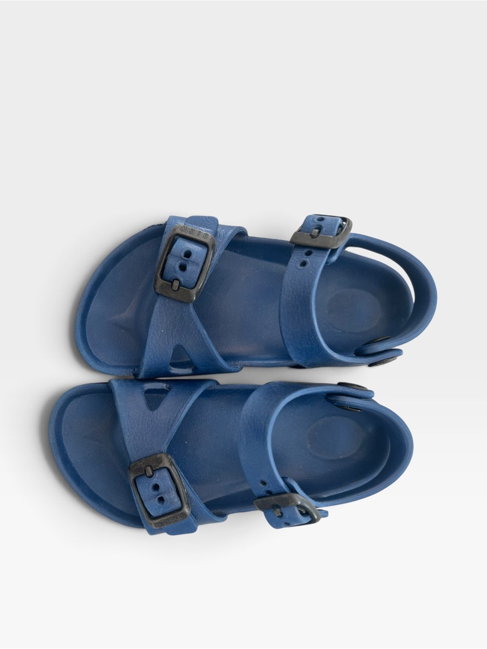 Birkenstock Kids Blue Adjustable Buckle Sandals size 24 or 6 toddler